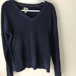 Vintage GH Bass Co Cableknit Sweater